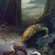Una reconstrucción de Retinosaurus en su entorno natural